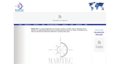 Desktop Screenshot of maritec.be